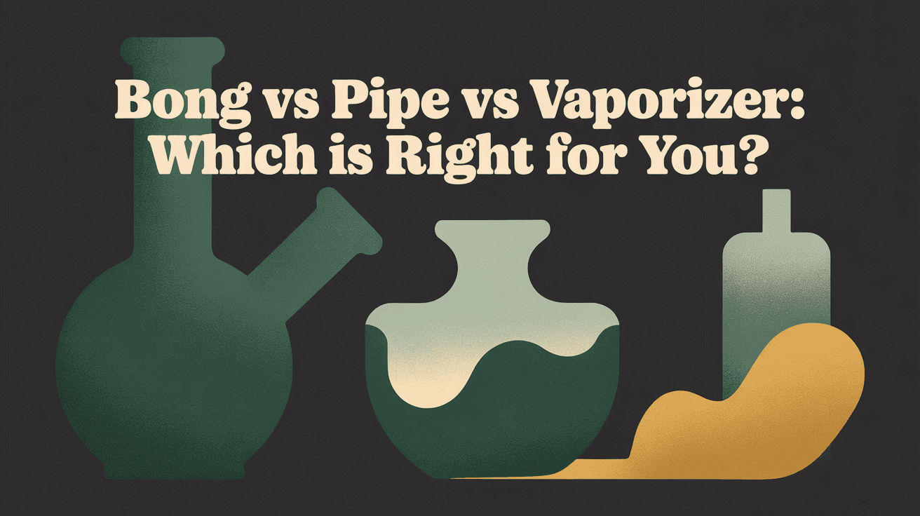Bong vs Pipe vs Vaporizer: Which Is Right for You? cover image