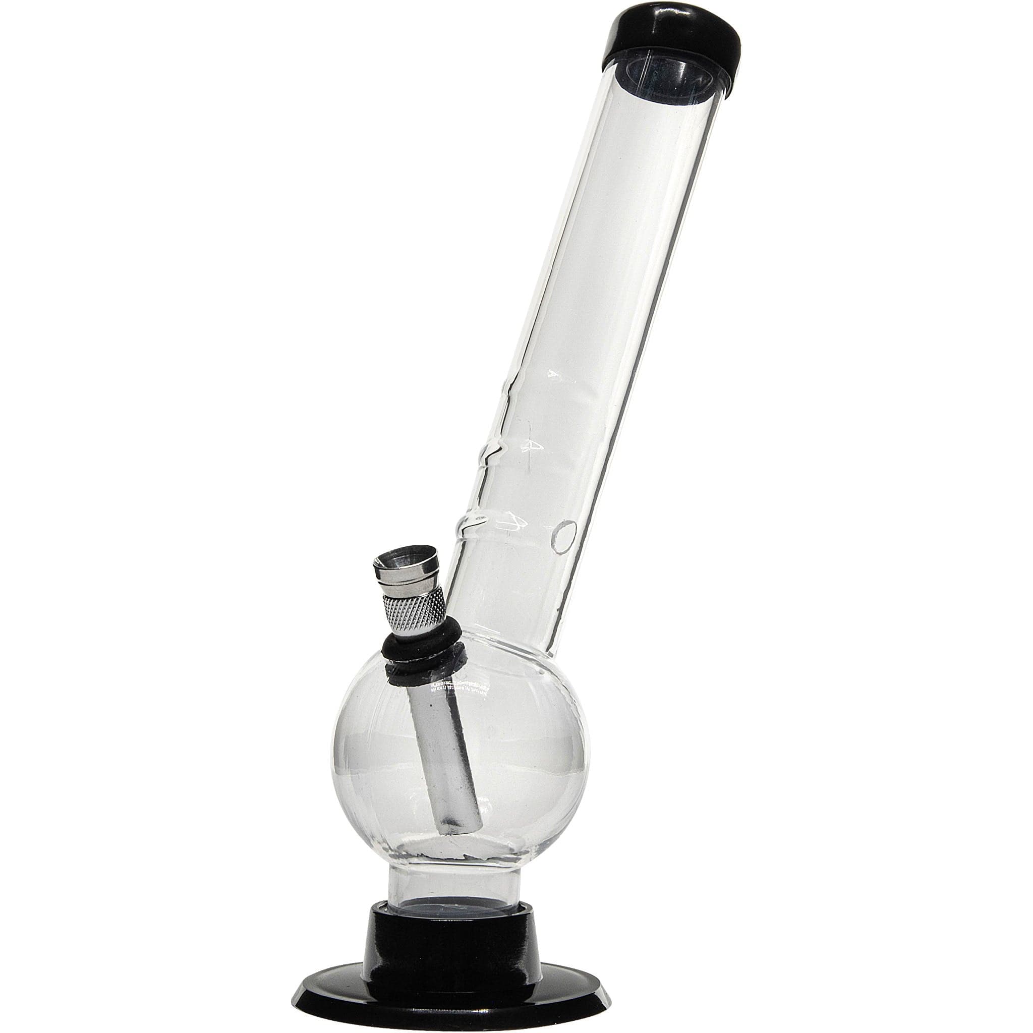 Acrylic Angled Neck Bubble Bong 8" - Multiple Colors