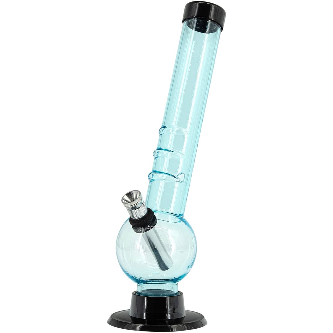 Acrylic Angled Neck Bubble Bong 8" - Multiple Colors