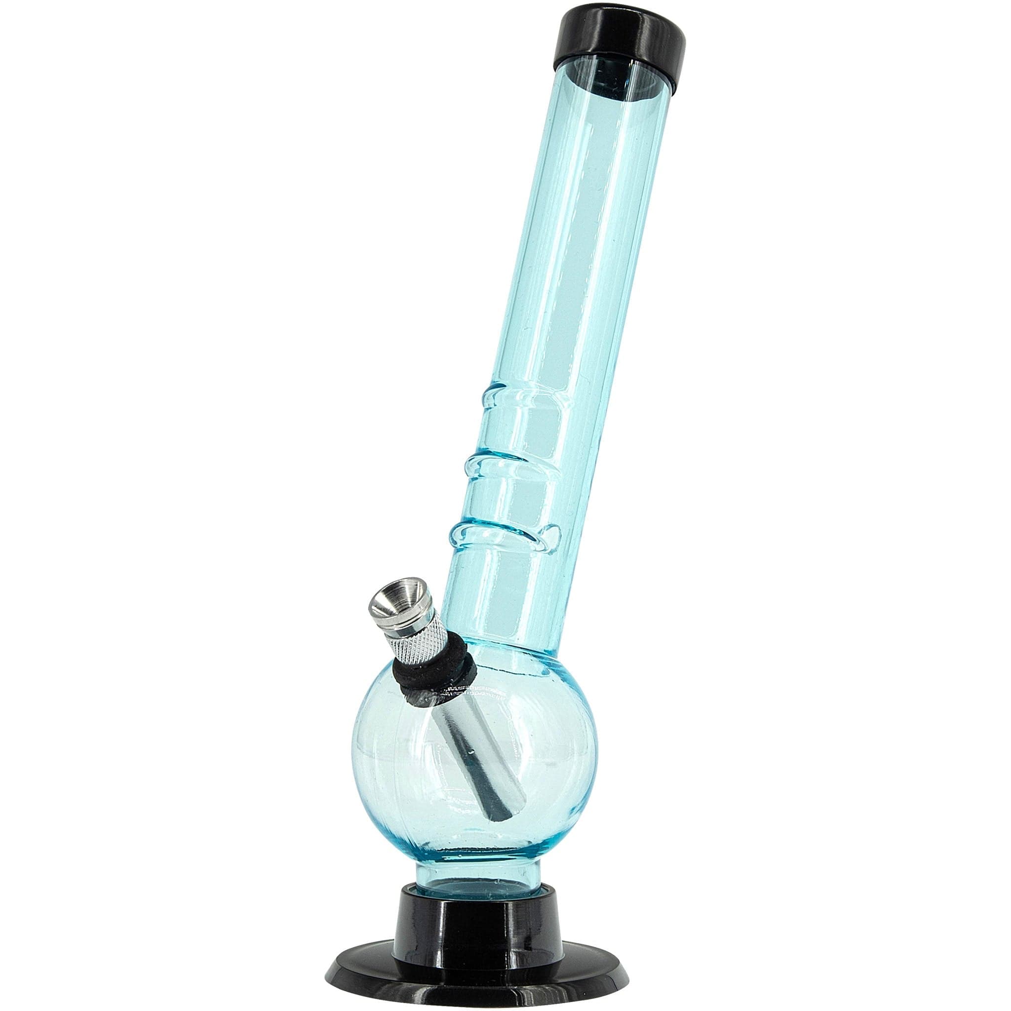 Acrylic Angled Neck Bubble Bong 8" - Multiple Colors