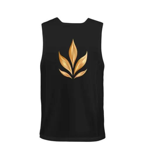 Treehouse Logo Black Sleeveless Shirt