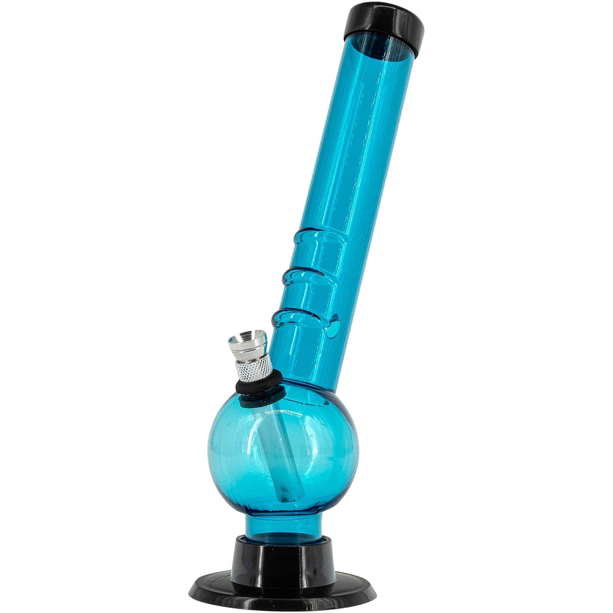 Acrylic Angled Neck Bubble Bong 8" - Multiple Colors