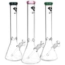 Diamond Glass Gold Classic Beaker Water Pipe - 16.25" / 14mm F