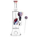 Grateful Dead x Pulsar Lightning Bolt Glass Water Pipe