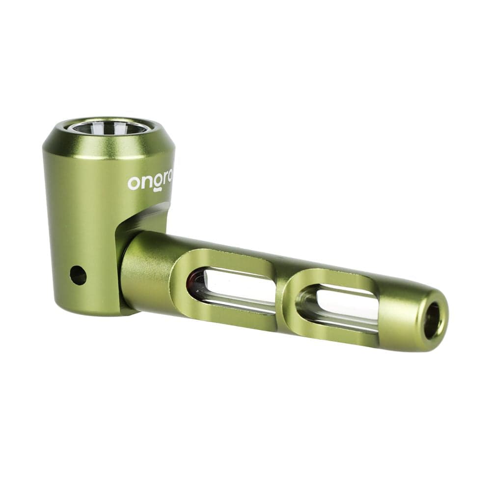 ONGROK Aluminum & Glass Spoon Pipe | 4.25"
