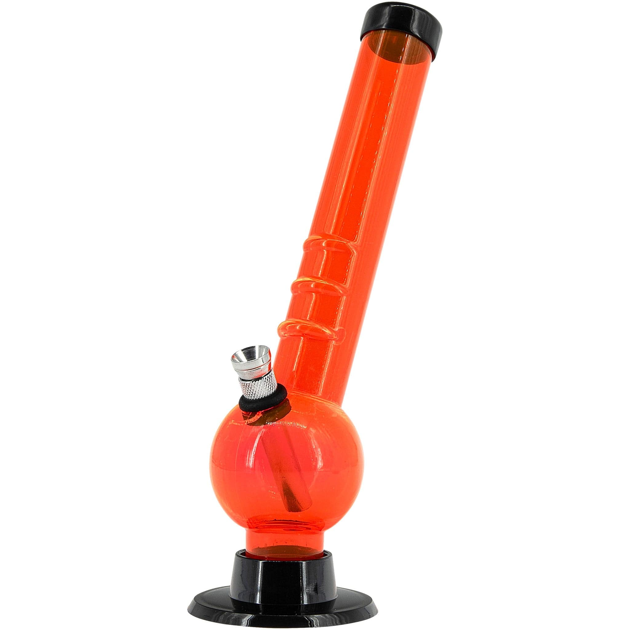 Acrylic Angled Neck Bubble Bong 8" - Multiple Colors