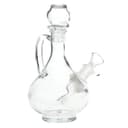 SeshGear Rounded Vintage Glass Water Pipe - 7.75" / 14mm F / Clear