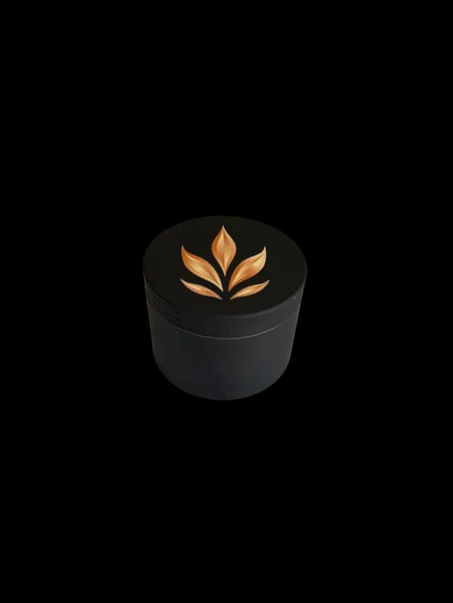 Treehouse "Leaf" Metal Grinder | small | 1.5'h x 2'w