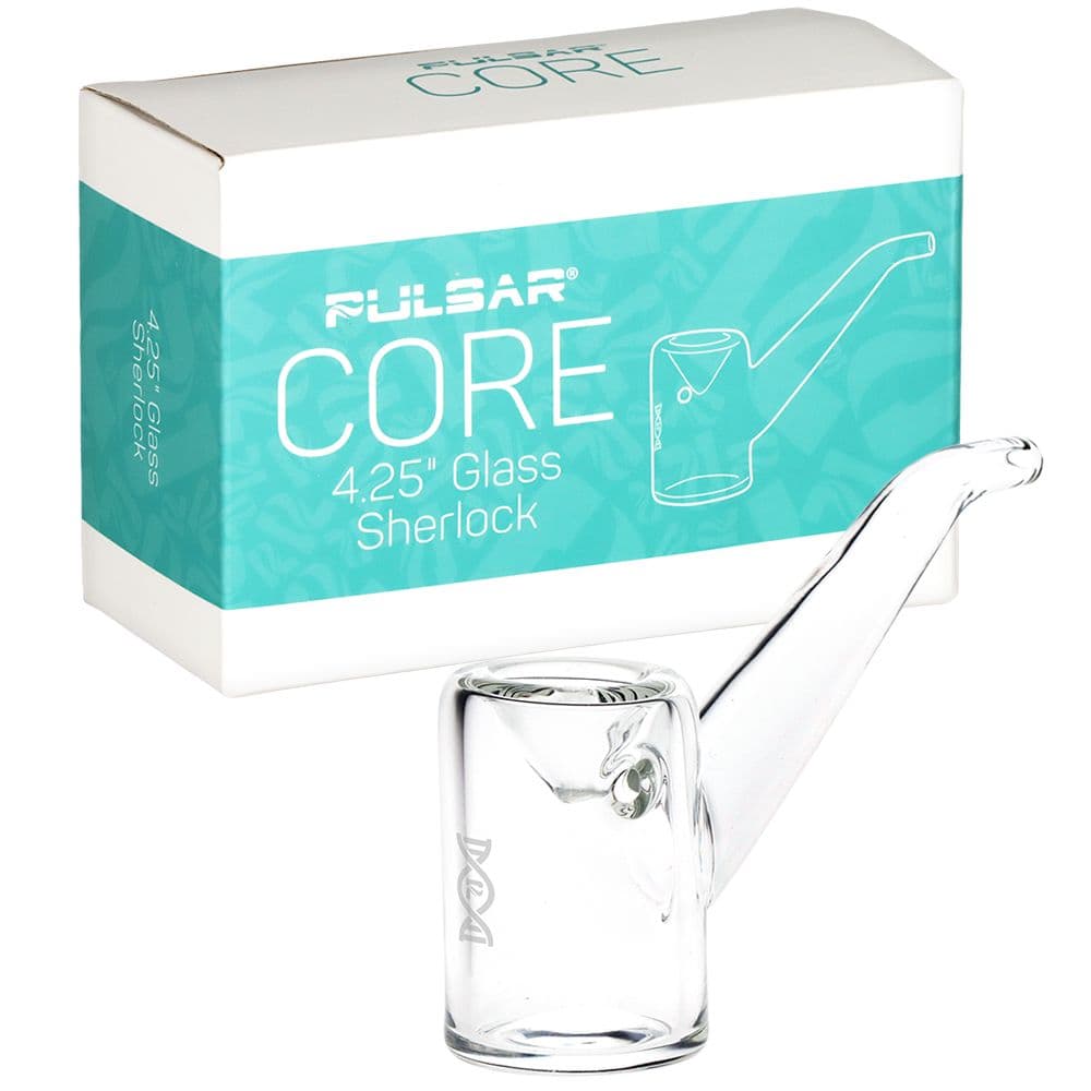 Pulsar CORE Sherlock Glass Hand Pipe - 4.25"