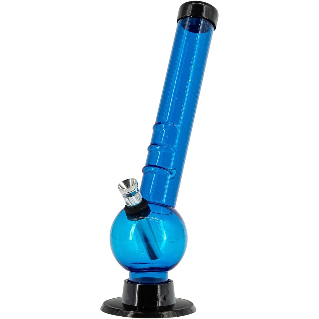 Acrylic Angled Neck Bubble Bong 8" - Multiple Colors