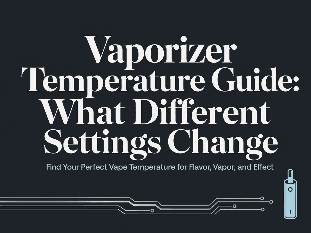 What Temperature Should You Set a Vaporizer To? cover image
