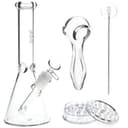 Pulsar CORE Glass Beaker Water Pipe Smoker Set - 10" / 14mm F