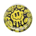 Yellow Melting Smiley Glass Ashtray
