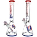 Grateful Dead x Pulsar "Liberty Beaker" Water Pipe - 15.75" / 14mm F