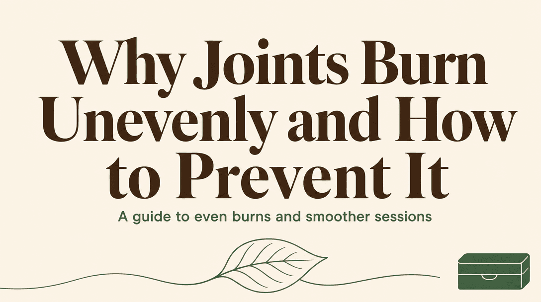 Why Does My Joint Burn Unevenly and How Do You Fix It? cover image